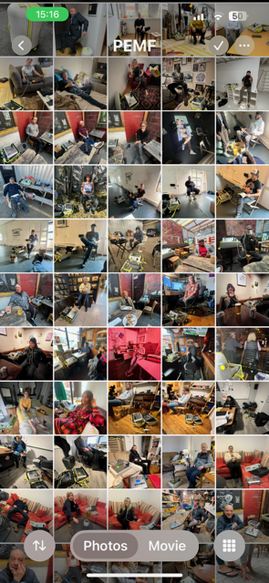 PEMF therapy collage showing various treatment applications
